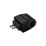 Reiko 650mAh AC to DC Wall Adapter to Car Charger in Black | MaxStrata