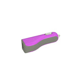 Reiko Micro USB Car Charger with Data USB Cable in Purple | MaxStrata