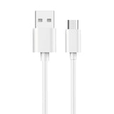 Reiko Micro Portable Car Charger with Built in 3 Ft Cable in White | MaxStrata
