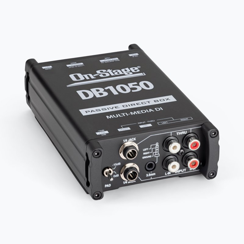 On-Stage Passive Multimedia DI Box (DB1050) | MaxStrata®