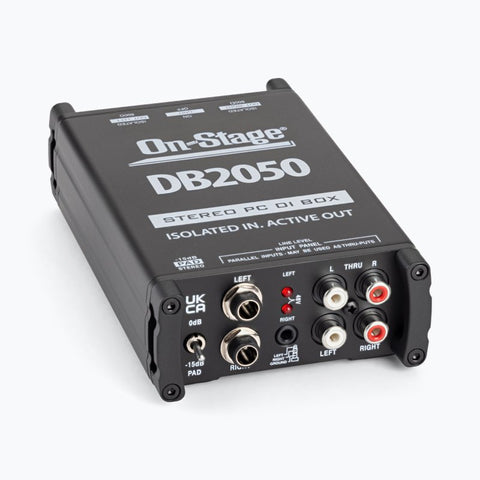 On-Stage Active Stereo Multimedia DI Box (DB2050) | MaxStrata®
