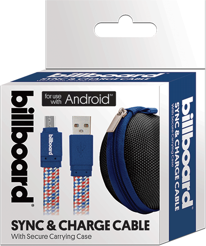 Reiko 6' Micro USB Sync & Charge Cable Blue | MaxStrata