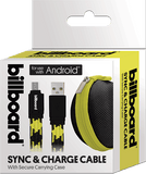 Reiko 6' Micro USB Sync & Charge Cable Yellow | MaxStrata