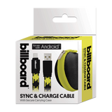 Reiko 6' USB-C to USB-A Sync & Charge Cable Yellow | MaxStrata