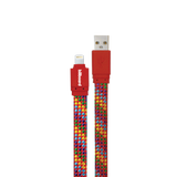 Reiko 6' USB-C to USB-A Sync & Charge Cable Red | MaxStrata