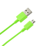 Reiko Braided Micro USB Data Cable 3.3 Feet in Green | MaxStrata