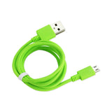 Reiko Braided Micro USB Data Cable 3.3 Feet in Green | MaxStrata