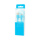 Reiko Braided Micro USB Data Cable 3.3 Feet in Navy | MaxStrata