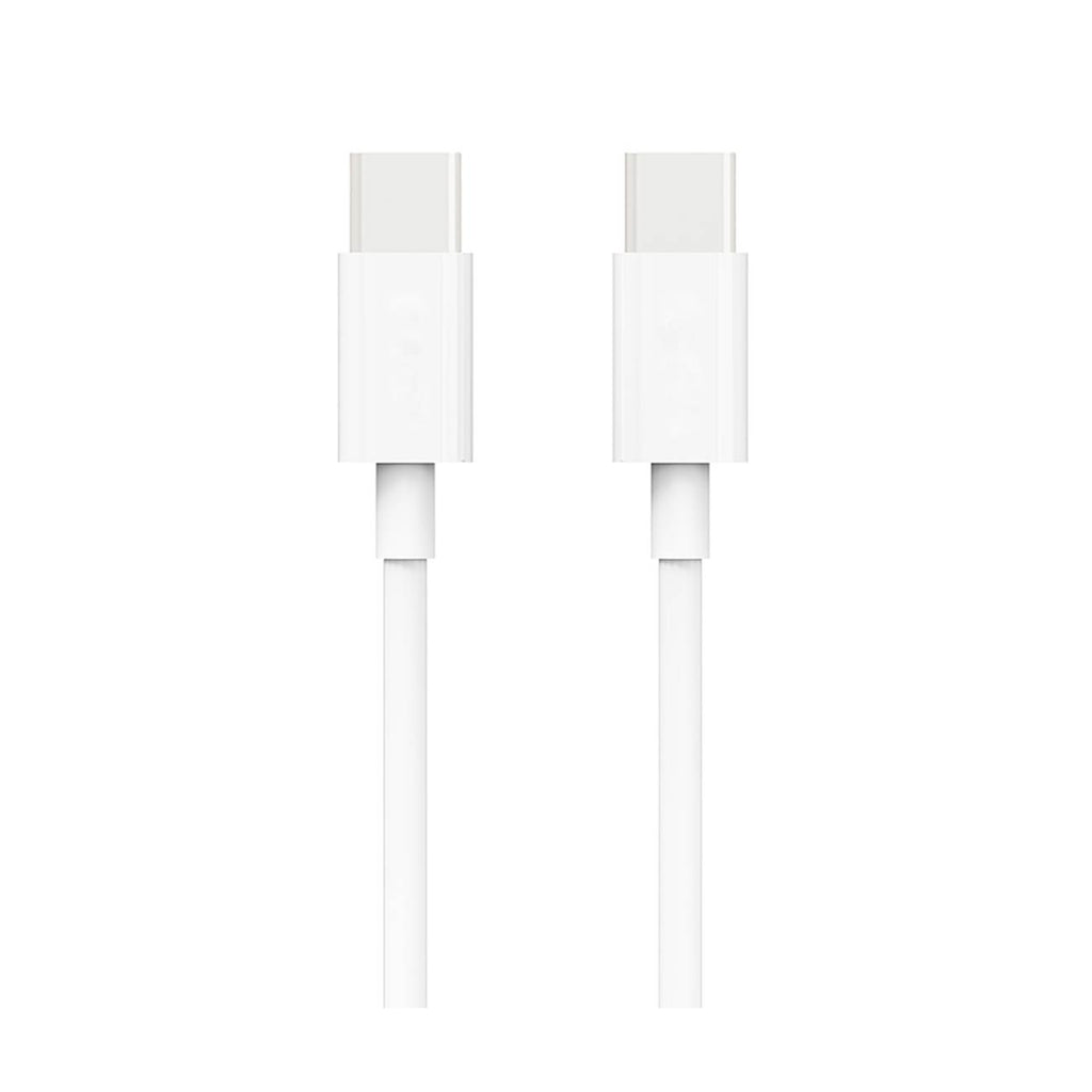Reiko USB C to Type C Charge & Sync Data Cable 3.3 Ft in White | MaxStrata