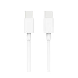 Reiko USB C to Type C Charge & Sync Data Cable 3.3 Ft in White | MaxStrata