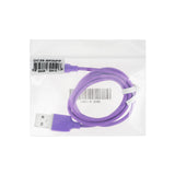 Reiko 30 Pcs Tangle Free Apple iPad Air USB Data Cable 3.3 Feet in Purple | MaxStrata