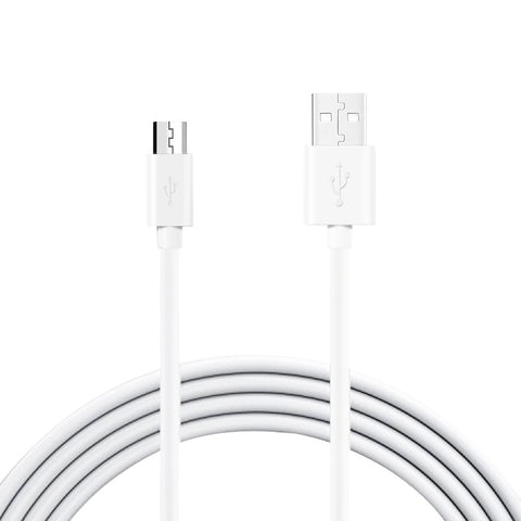 Reiko 3.3Ft PVC Material Micro USB 2.0 Data Cable in White & Simple Packaging | MaxStrata