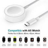 Reiko Apple Watch Wireless Fast Charger to USB-C Cable | MaxStrata