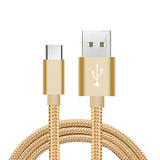 Reiko USB-C Fast Charge/Sync Cable 6.5 Ft in Gold (12Pcs) | MaxStrata