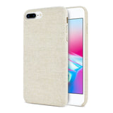 Reiko iPhone 8 Plus Herringbone Fabric in Beige | MaxStrata