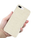 Reiko iPhone X/iPhone XS Herringbone Fabric in Beige | MaxStrata