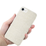 Reiko iPhone 7/8/SE2 Herringbone Fabric in Beige | MaxStrata