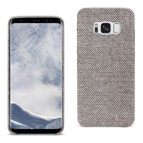 Reiko Samsung Galaxy S8 Edge /S8+/ S8 Plus Herringbone Fabric in Dark Gray | MaxStrata