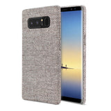 Reiko Samsung Galaxy Note 8 Herringbone Fabric in Dark Gray | MaxStrata