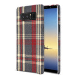 Reiko Samsung Galaxy Note 8 Checked Fabric Case in Red | MaxStrata
