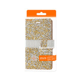 Reiko iPhone 6 Plus Diamond Rhinestone Wallet Case in Gold | MaxStrata
