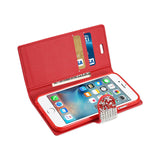 Reiko iPhone 6 Diamond Rhinestone Wallet Case in Red | MaxStrata