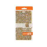 Reiko LG V10 Diamond Rhinestone Wallet Case in Gold | MaxStrata