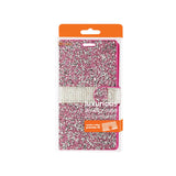 Reiko LG V10 Diamond Rhinestone Wallet Case in Pink | MaxStrata