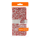 Reiko Samsung Galaxy S8/ SM Diamond Rhinestone Wallet Case in Red | MaxStrata