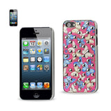 Reiko iPhone SE/ 5S/ 5Studded Plating Rivets Butterflies Design Case in Blue | MaxStrata
