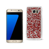 Reiko Samsung Galaxy S7 Edge Jewelry Bling Rhinestone Case in Red | MaxStrata