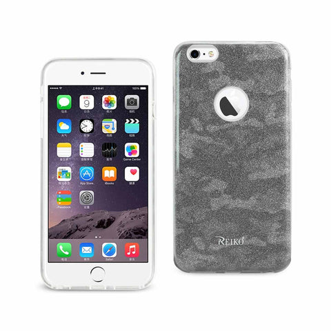 Reiko iPhone 6 Plus/ 6S Plus Shine Glitter Shimmer Camouflage Hybrid Case in Brown | MaxStrata