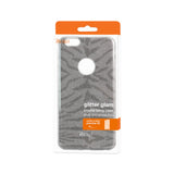 Reiko iPhone 6 Plus/ 6S Plus Shine Glitter Shimmer Tiger Stripe Hybrid Case in Gray | MaxStrata