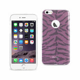 Reiko iPhone 6 Plus/ 6S Plus Shine Glitter Shimmer Tiger Stripe Hybrid Case in Purple | MaxStrata