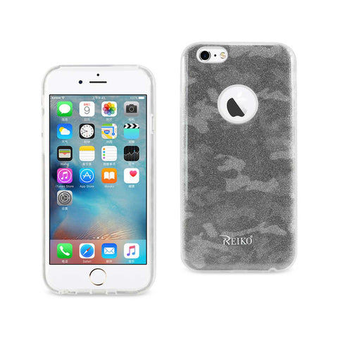 Reiko iPhone 6/ 6S Shine Glitter Shimmer Camouflage Hybrid Case in Brown | MaxStrata