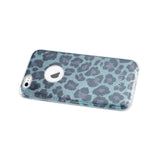 Reiko iPhone 6/ 6S Shine Glitter Shimmer Leopard Hybrid Case in Blue | MaxStrata