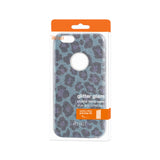Reiko iPhone 6/ 6S Shine Glitter Shimmer Leopard Hybrid Case in Blue | MaxStrata