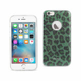 Reiko iPhone 6/ 6S Shine Glitter Shimmer Leopard Hybrid Case in Leopard Green | MaxStrata