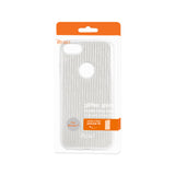 Reiko iPhone 7/8/SE2 Shine Glitter Shimmer Stripe Hybrid Case in Silver | MaxStrata