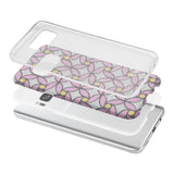 Reiko Samsung Galaxy S8 Edge /S8+/ S8 Plus Shine Glitter Shimmer Flower Hybrid Case in Pink | MaxStrata