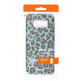 Reiko Samsung Galaxy S8 Edge /S8+ /S8+/ S8 Plus Shine Glitter Shimmer Leopard Hybrid Case in Blue | MaxStrata