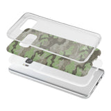 Reiko Samsung Galaxy S8/ SM Shine Glitter Shimmer Camouflage Hybrid Case in Green | MaxStrata