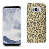 Reiko Samsung Galaxy S8/ SM Shine Glitter Shimmer Leopard  Hybrid Case in Gold | MaxStrata