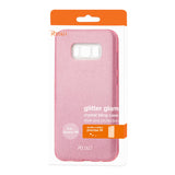 Reiko Samsung Galaxy S8/ SM Shine Glitter Shimmer Leopard Hybrid Case in Pink | MaxStrata