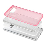 Reiko Samsung Galaxy S8/ SM Shine Glitter Shimmer Stripe Hybrid Case in Pink | MaxStrata