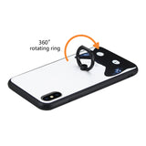 Reiko iPhone X/iPhone XS Cat Design Case with Rotating Ring Stand Holder | MaxStrata