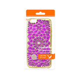 Reiko iPhone 6 Plus/ 6S Plus Soft TPU Case with Sparkling Diamond Sunflower Design in Purple | MaxStrata