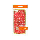 Reiko iPhone 6 Plus/ 6S Plus Soft TPU Case with Sparkling Diamond Sunflower Design in Red | MaxStrata