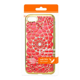 Reiko iPhone 7/8/SE2 Soft TPU Case with Sparkling Diamond Sunflower Design in Red | MaxStrata