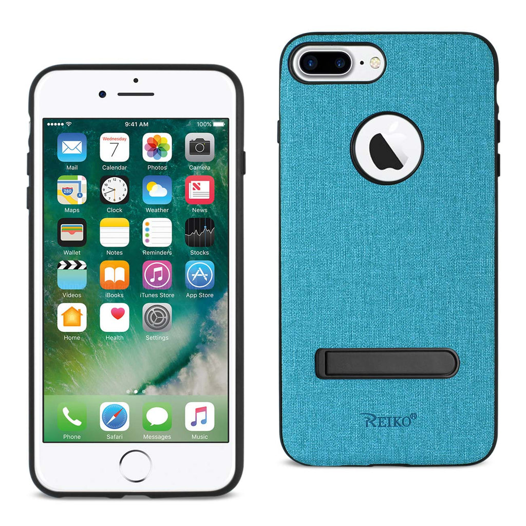 Reiko iPhone 8 Plus/ 7 Plus Rugged Texture TPU Protective Cover in Blue | MaxStrata